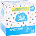 Little One's Baby Wipes 480 pack