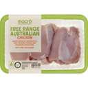 Macro Chicken Thigh Fillets Free Range 450g - 550g