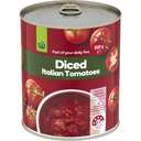 Woolworths Diced Italian Tomatoes 800g