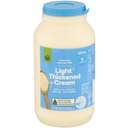 Woolworths Light Thickened Cream 600mL