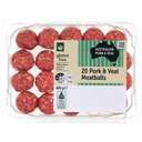 Woolworths Pork & Veal Meatballs 400g