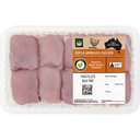 Woolworths RSPCA Approved Chicken Thigh Fillets Skinless Tray 1.3kg - 1.7kg