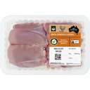 Woolworths RSPCA Approved Chicken Thigh Skinless Cutlets Bone In 500g - 650g